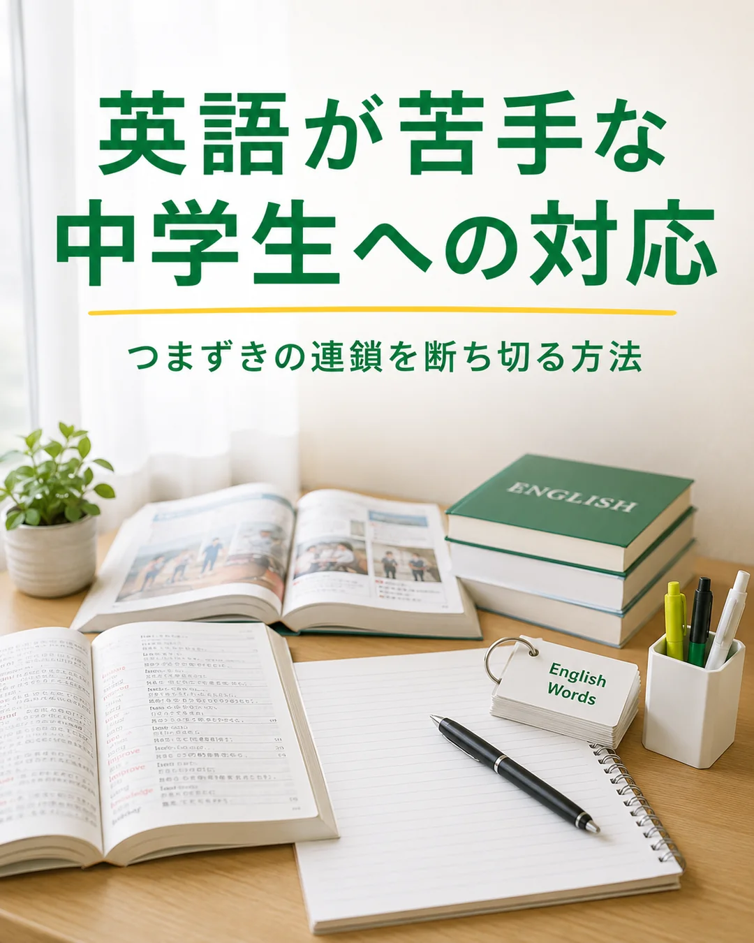 英語が苦手な中学生への対応|つまずきの連鎖を断ち切る方法|家庭教師ぽぷら