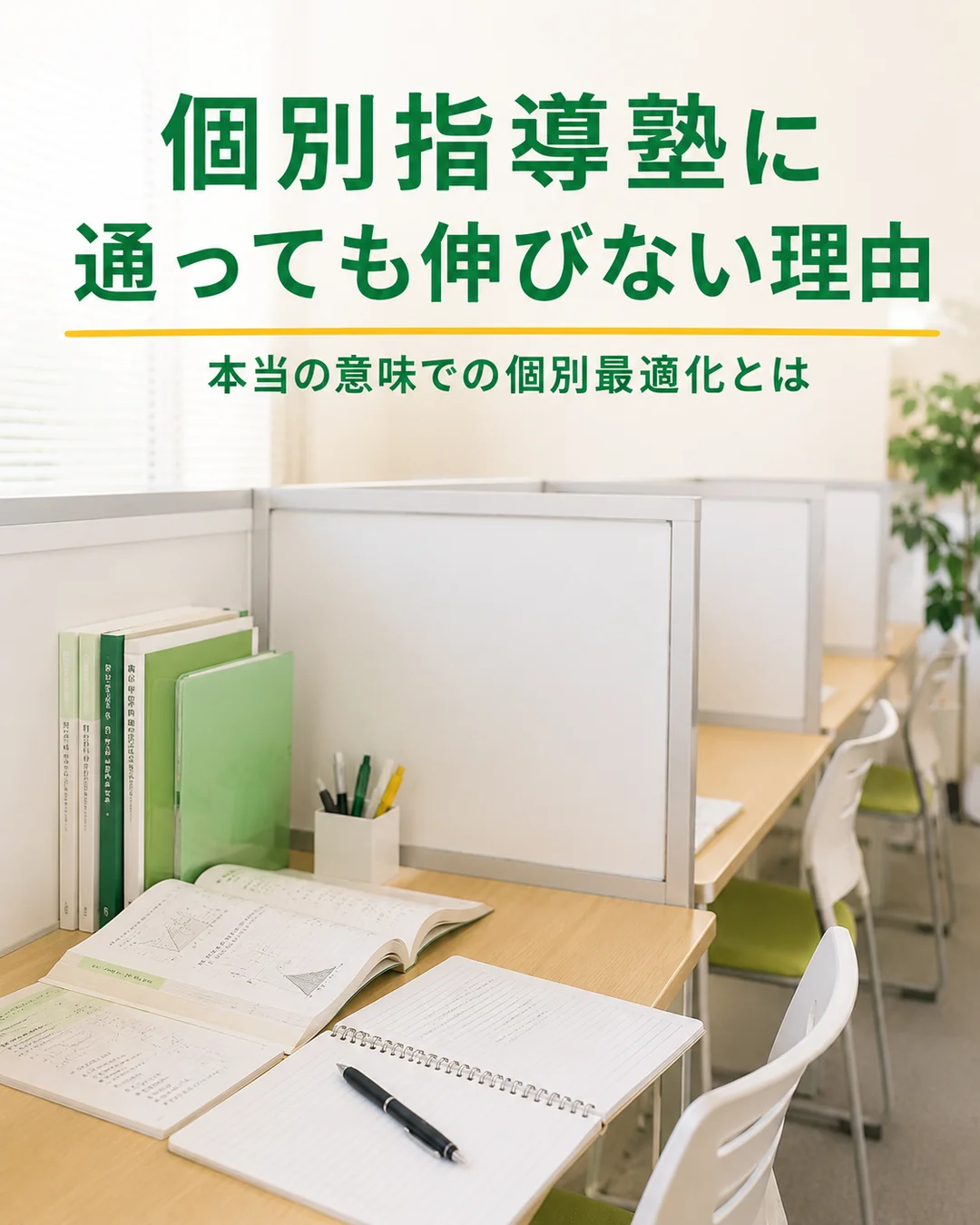 個別指導塾に通っても伸びない理由｜本当の意味での個別最適化とは｜家庭教師ぽぷら
